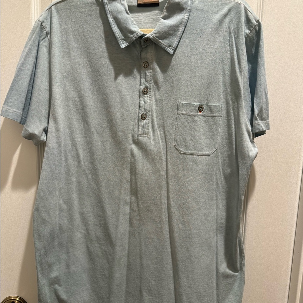 Men's Light Blue Polo Shirt - Boss Orange